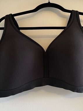 Cacique Black Wireless Comfort Bra 40DDD